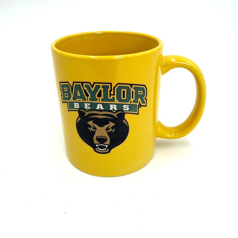 Baylor Bears Mug Unisex‎ OS Yellow Excellent NCAA Collegiate Sports